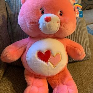 Vintage LG Care Bear Love-A-Lot Bear Carlton Card Carebear